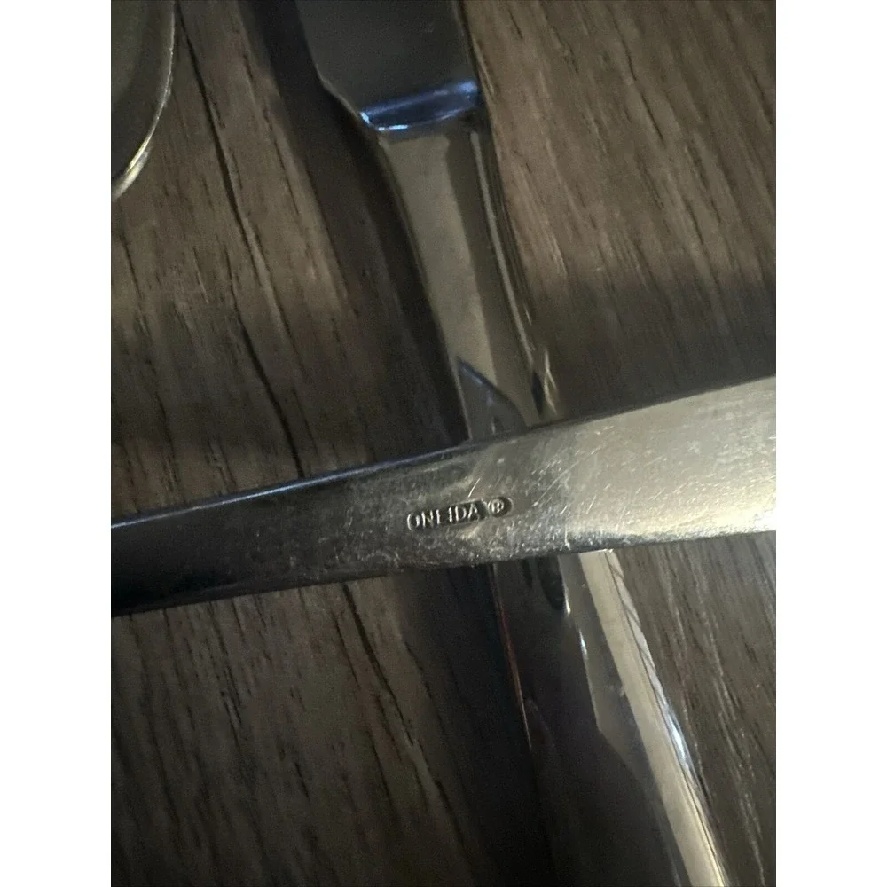 Oneida Taylor Glossy 5 Pc Place Setting Stainless Steel Fork‎ Spoon Knife